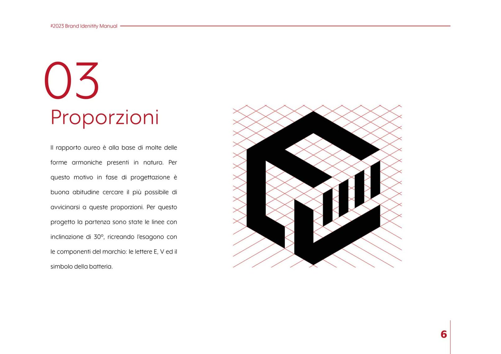 Costruzione geometrica marchio Elettrovanni